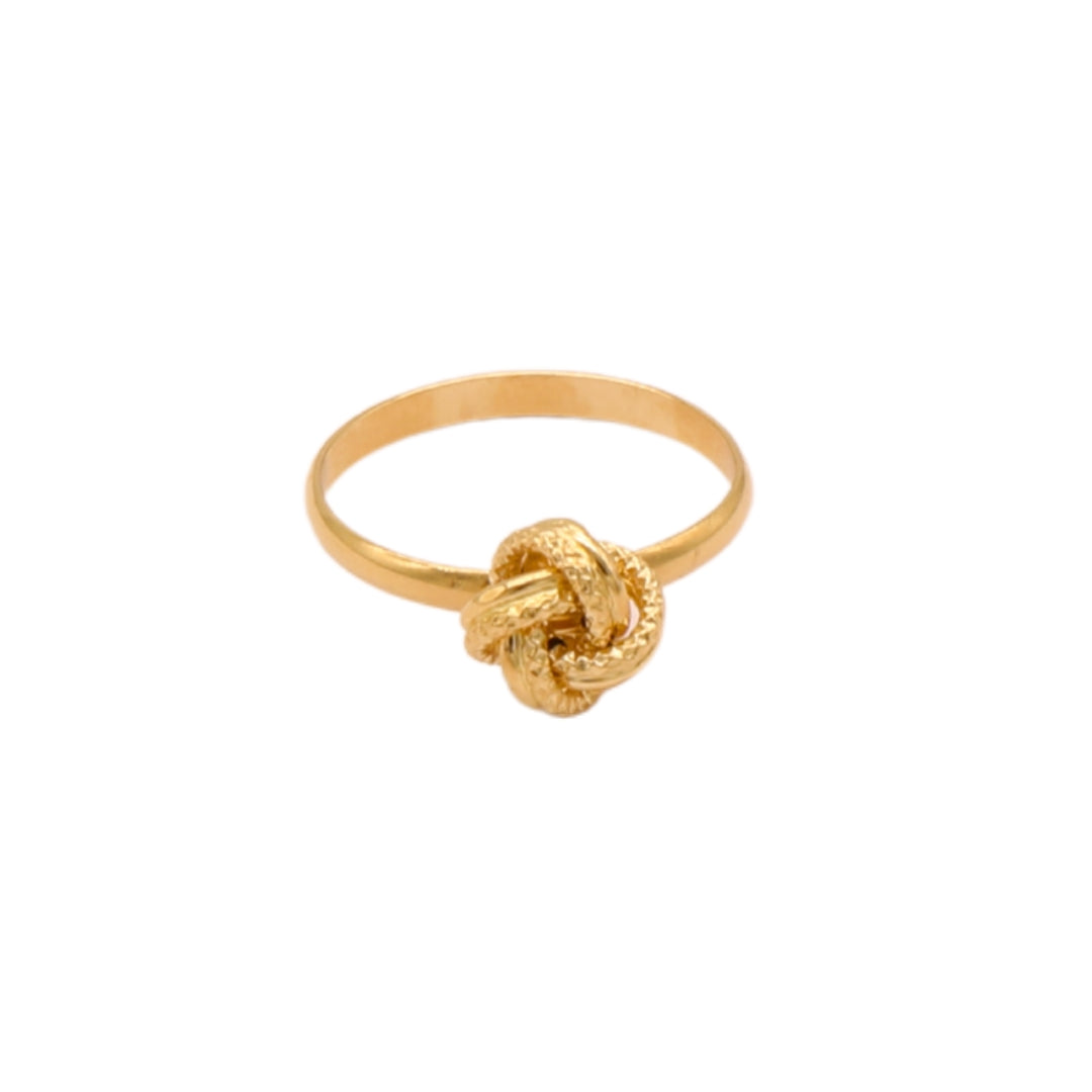 Gold 18KT Knot Design Ring