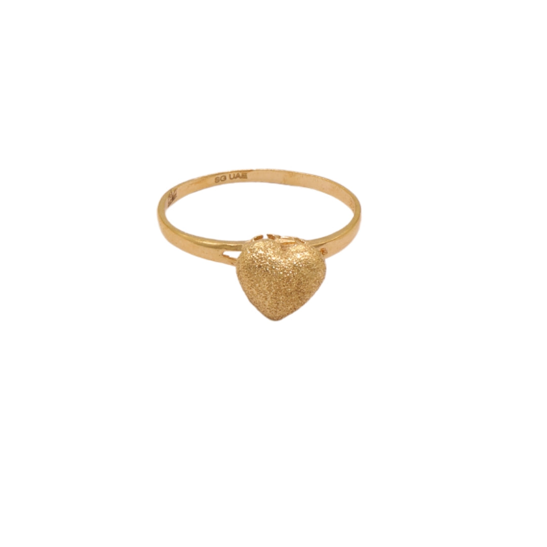 Gold 18KT Heart Design Ring