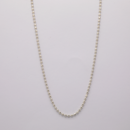 Sterling Silver 925 22 Inches Beads Chain