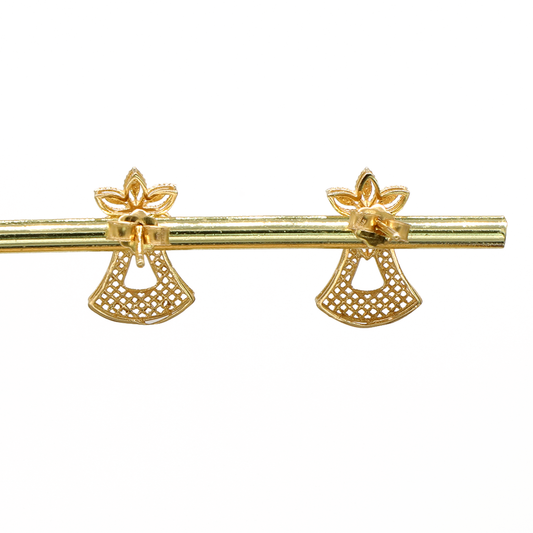 Gold 18KT Stud Earrings