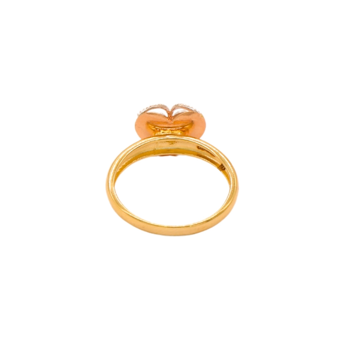 Gold 18KT Butterfly Motif Ring