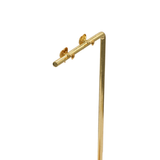 Gold 18KT Heart Shaped Earrings