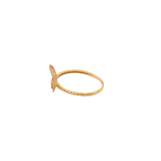 Gold 18KT Butterfly Design Ring
