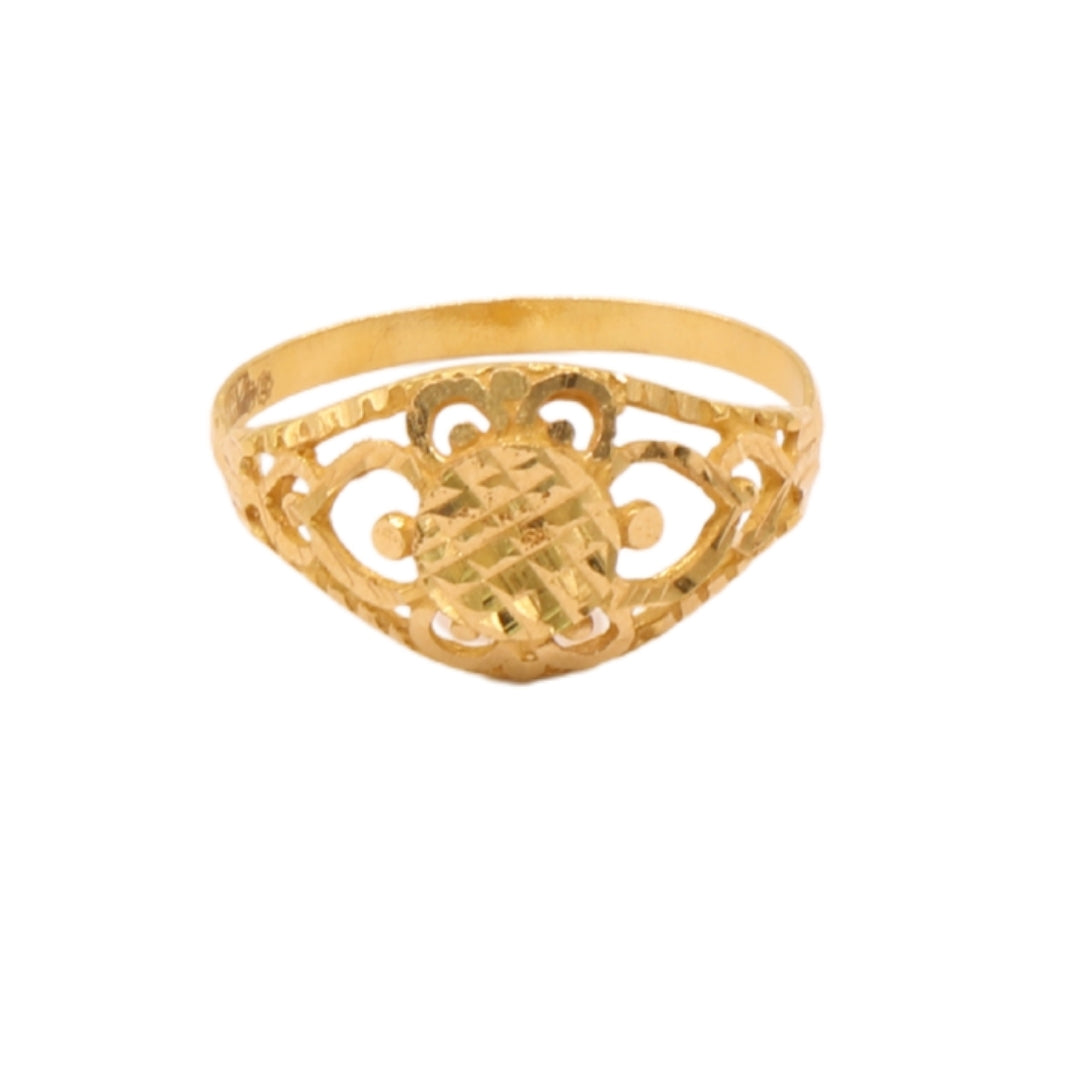 Gold 18KT Classic Filigree Ring