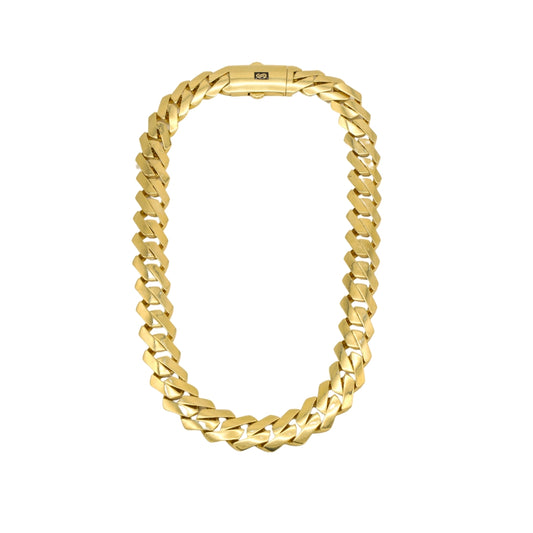 Gold 18KT 20 Inches Cuban Link Chain
