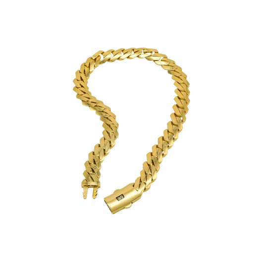 Gold 18KT 20 Inches Cuban Link Chain