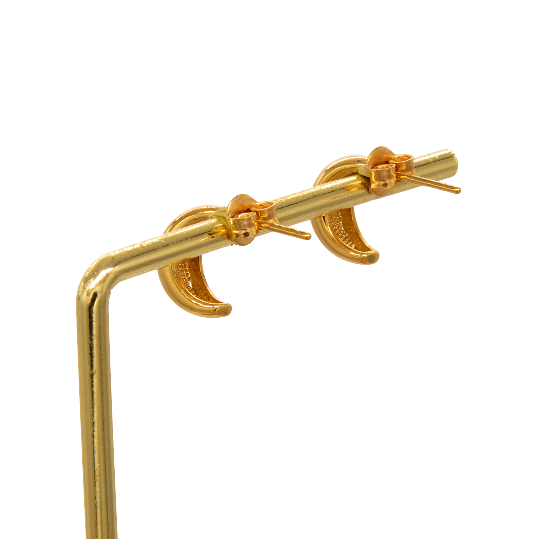 Gold 18KT Petite Hooped Teardrop Earrings