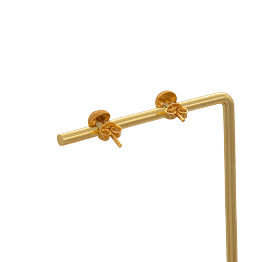 Gold 18KT Ball Stud Earrings