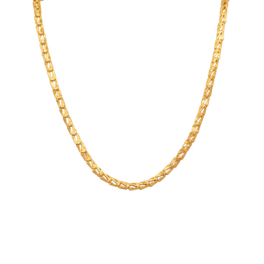 Gold 22KT 16 Inches Curb Chain