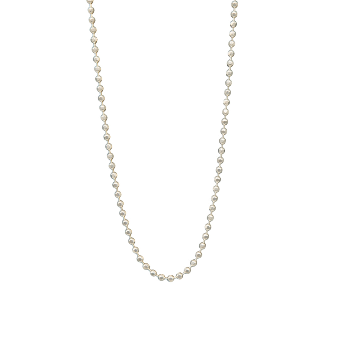 Sterling Silver 925 22 Inches Beads Chain