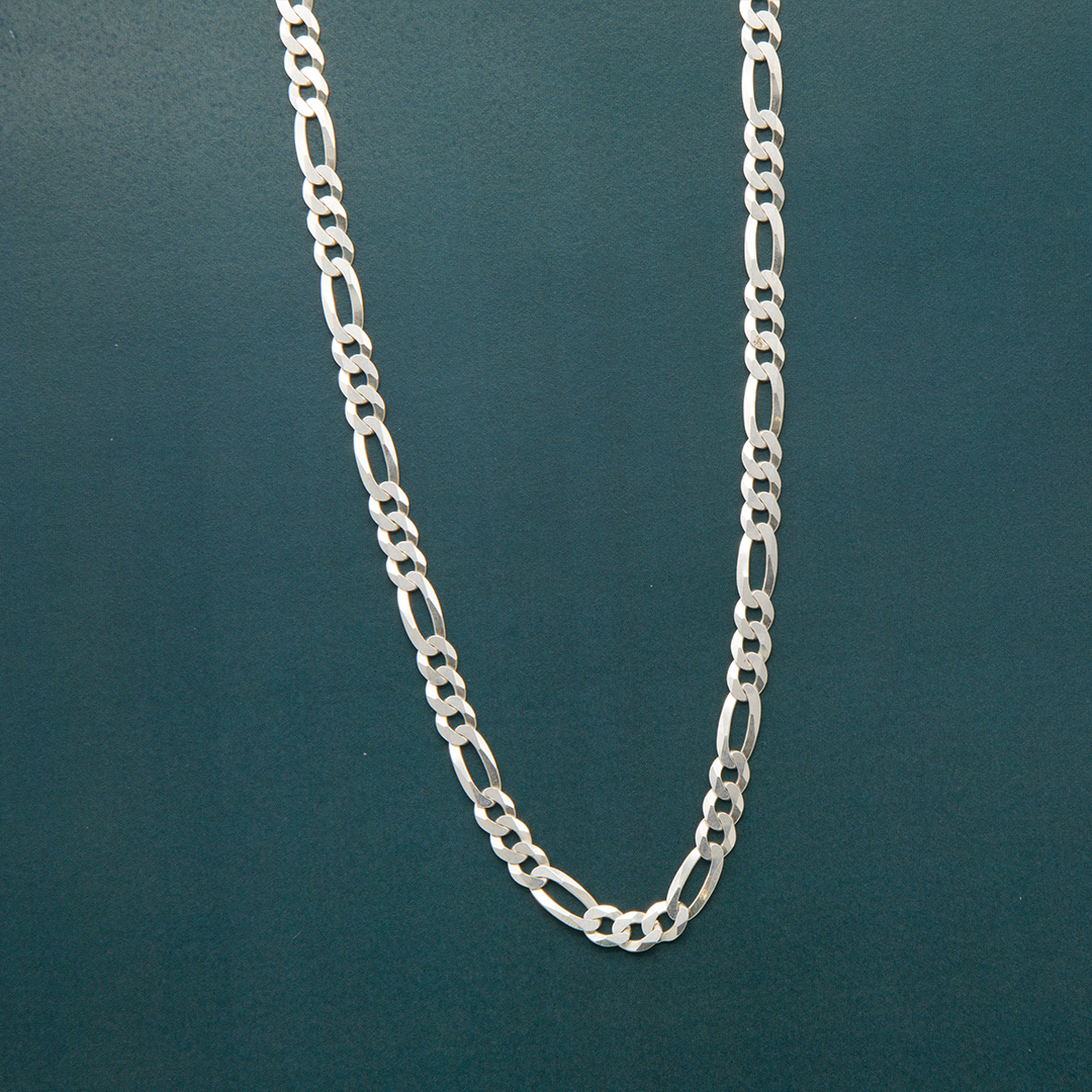 Sterling Silver 925 Figaro Chain