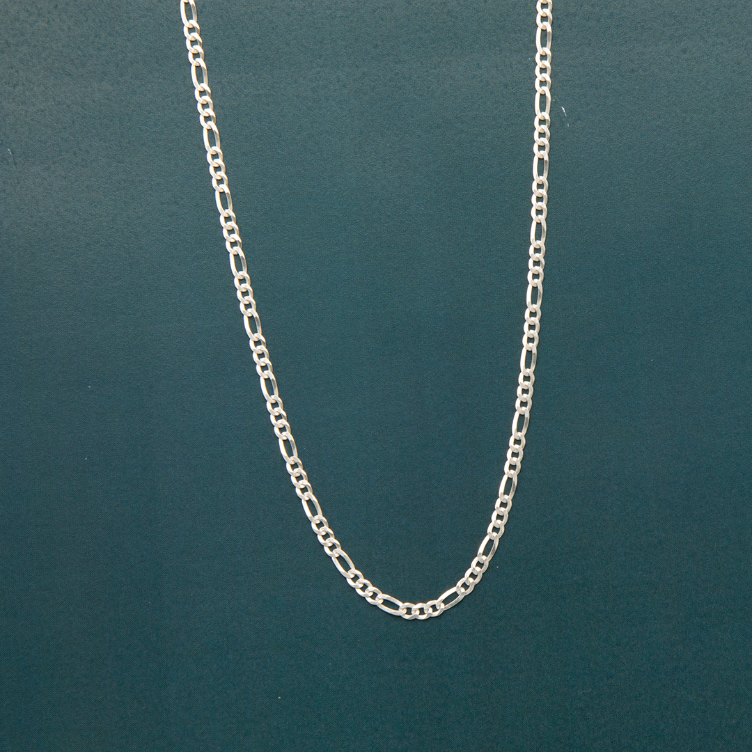 Sterling Silver 925 Figaro Chain