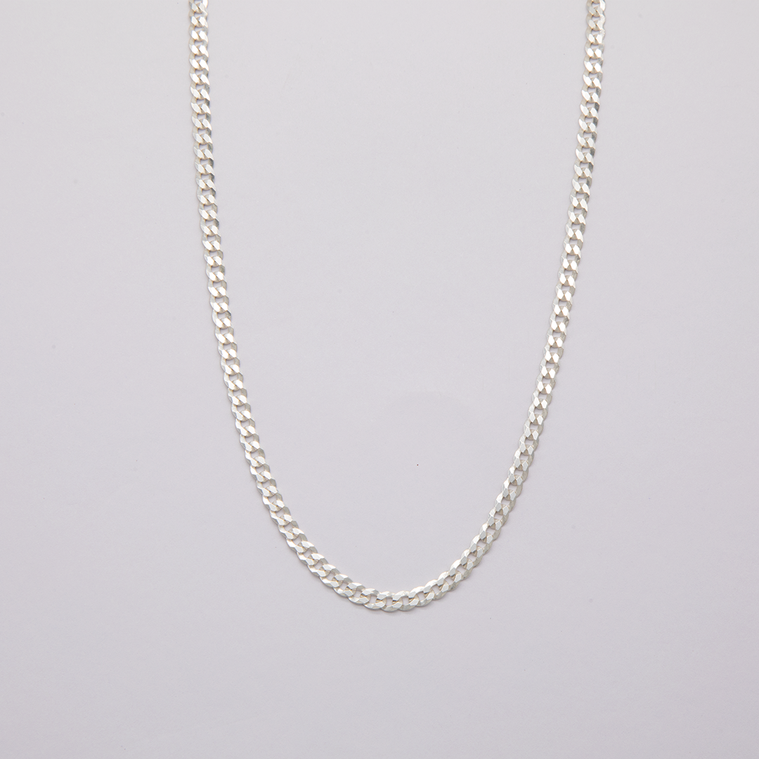 Sterling Silver 925 Monaco Chain