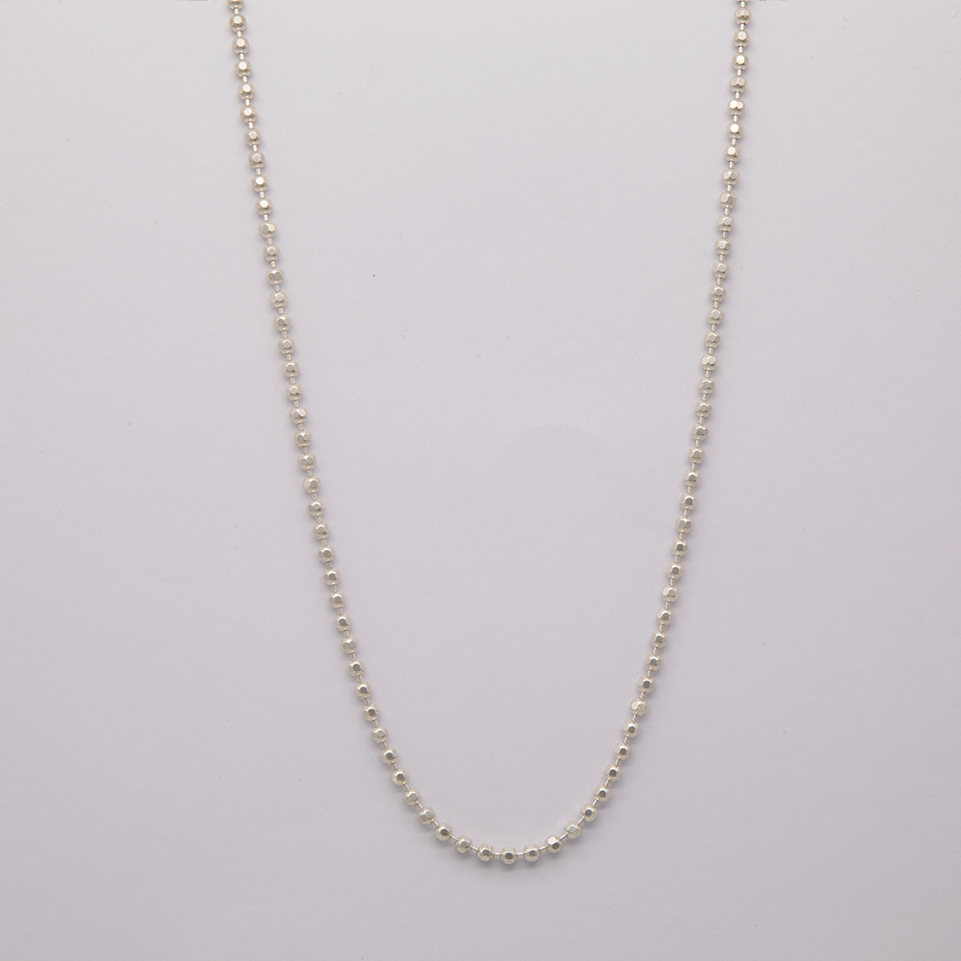 Sterling Silver 925 22 Inches Beads Chain