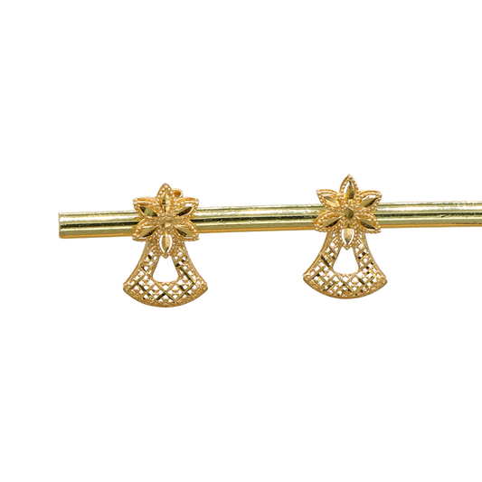 Gold 18KT Stud Earrings
