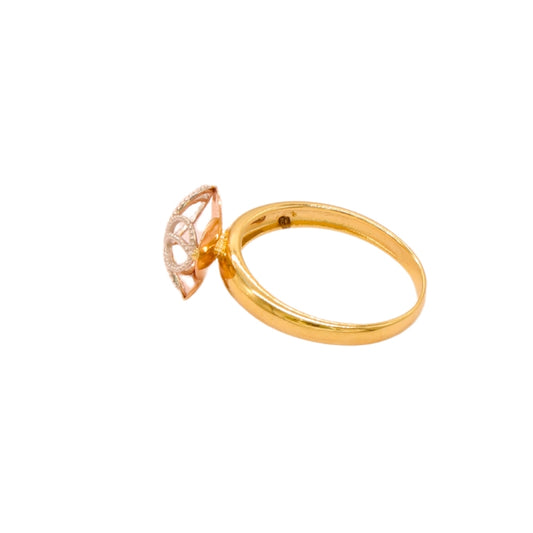 Gold 18KT Butterfly Motif Ring
