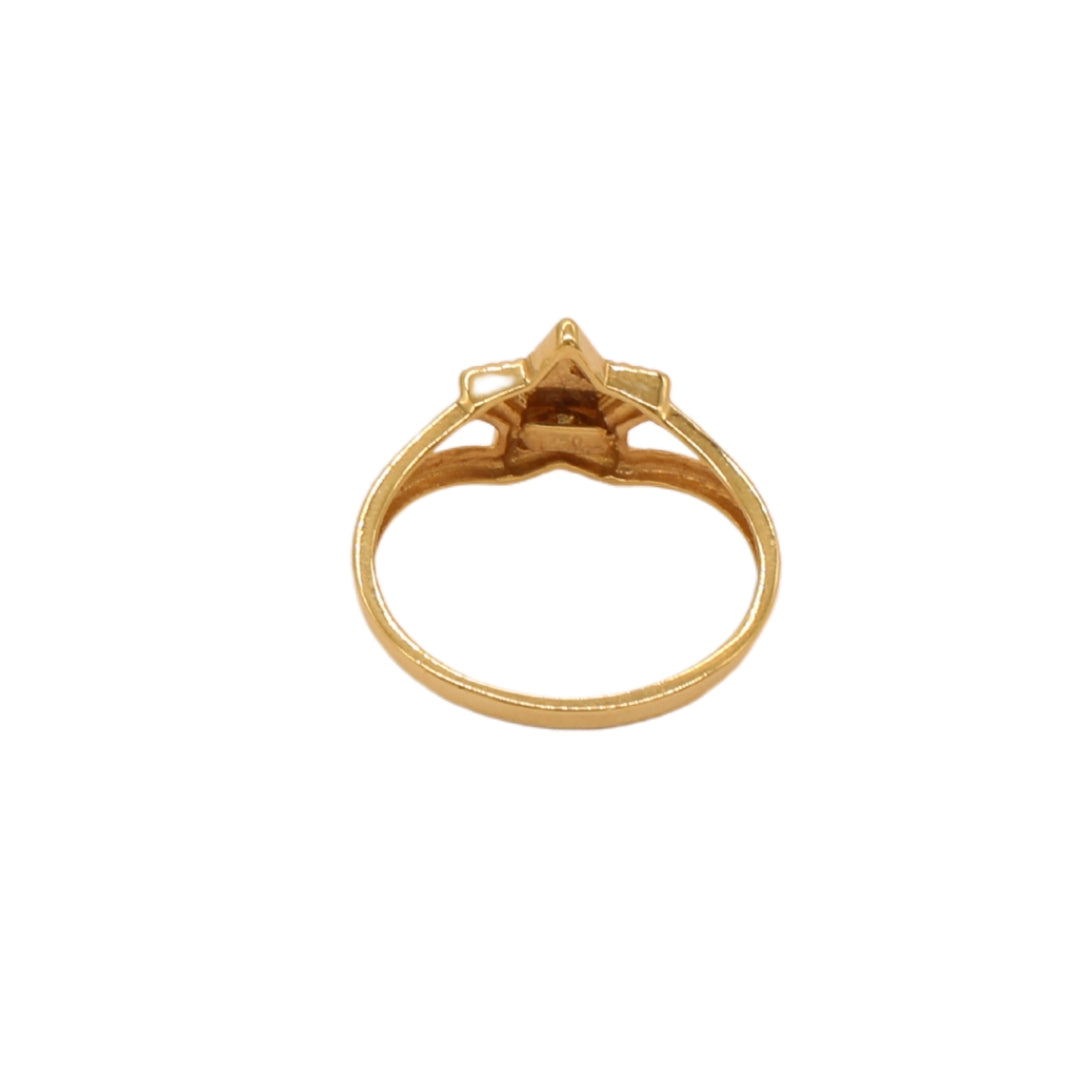 Gold 18KT Star Design Ring