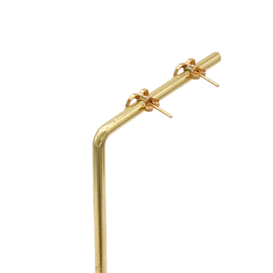 Gold 18KT Heart Design Earrings