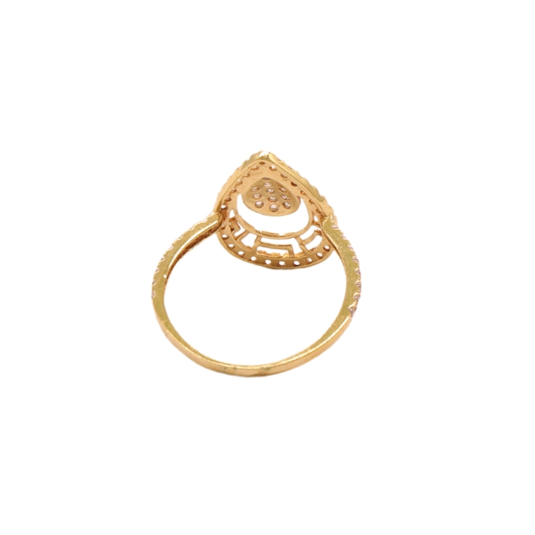 Gold 18KT Drop Design Ring