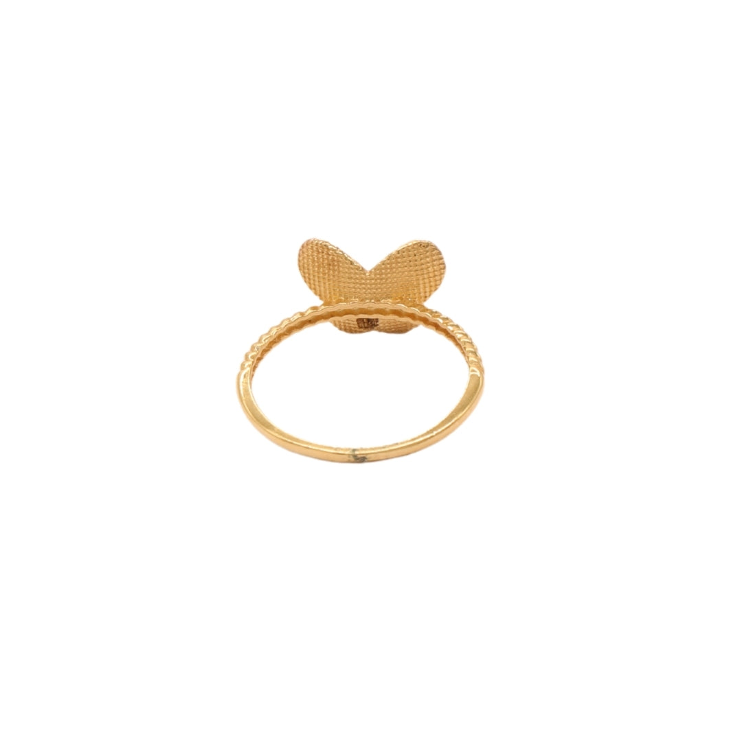 Gold 18KT Butterfly Design Ring