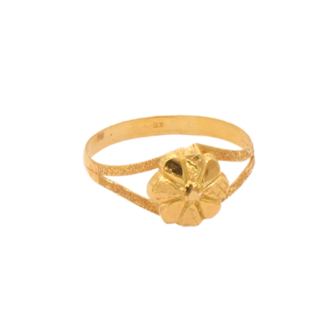 Gold 18KT Floral Bloom Ring