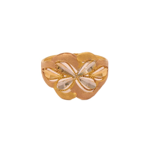 Gold 21KT Floral Design Ring