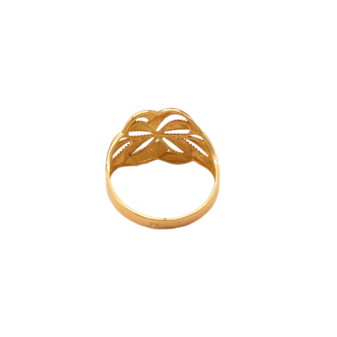 Gold 21KT Floral Design Ring