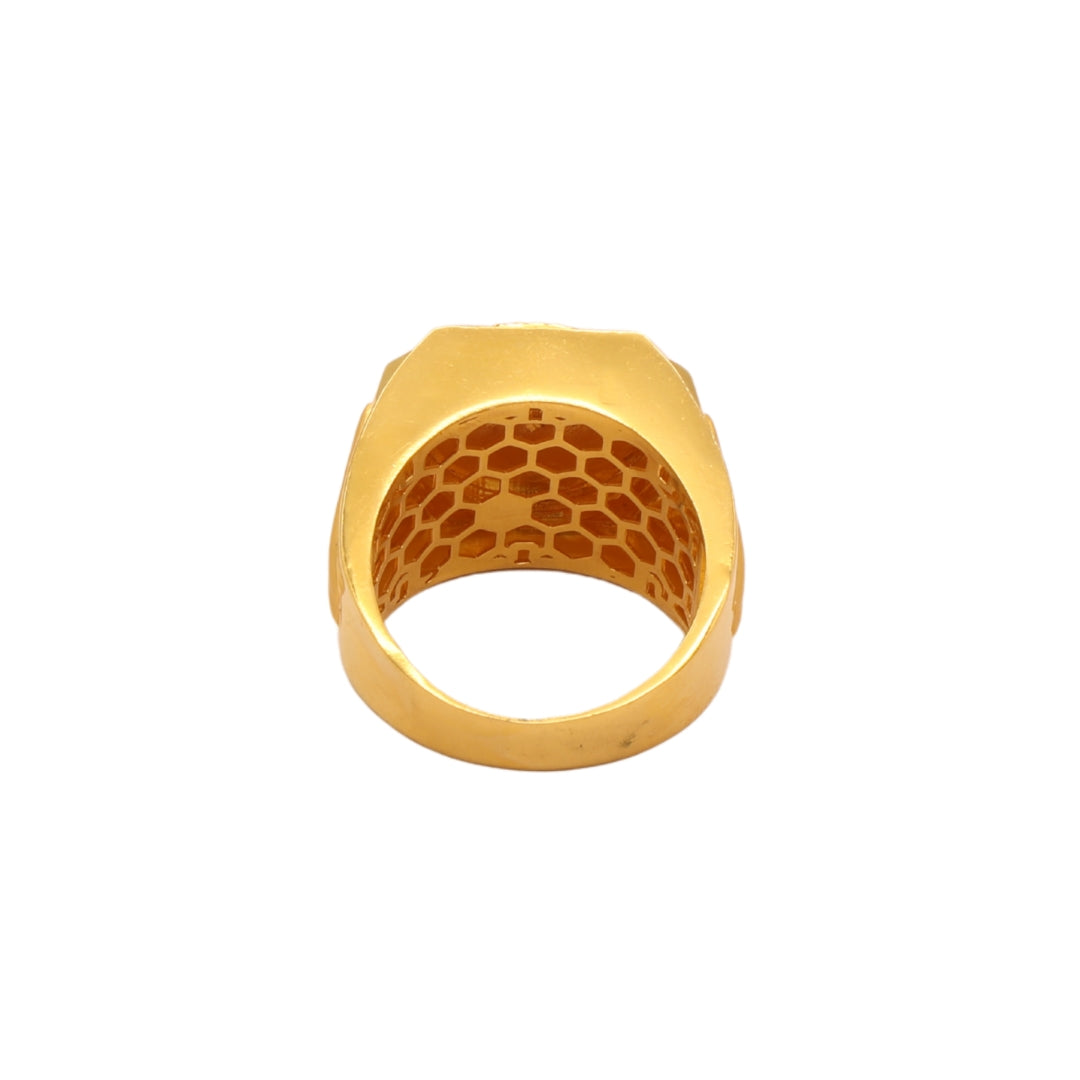 Gold 22KT Men's Eagle Design Ring